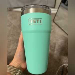 Yeti Rambler with straw